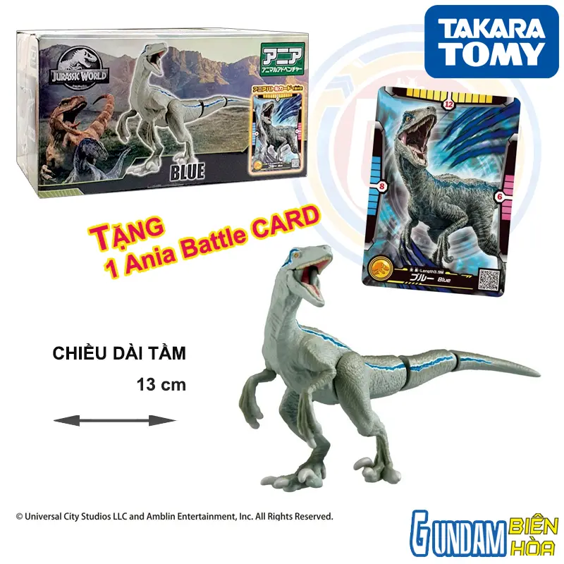 Mô hình ANIA Jurassic World Blue Battle Card set