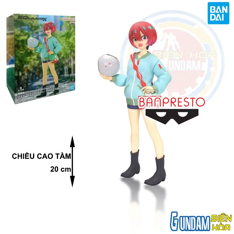 Mô hình Figure Banpresto MOBILE SUIT GUNDAM GQUUUUUUX AMATE YUZURIHA FIGURE PLAIN CLOTHES VER.