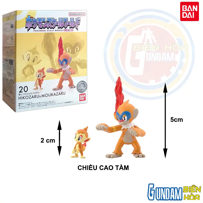 Mô hình POKÉMON SCALE WORLD SINNOH REGION CHIMCHAR & MONFERNO
