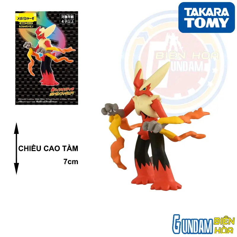 Mô hình Pokemon Moncolle Mega Blaziken