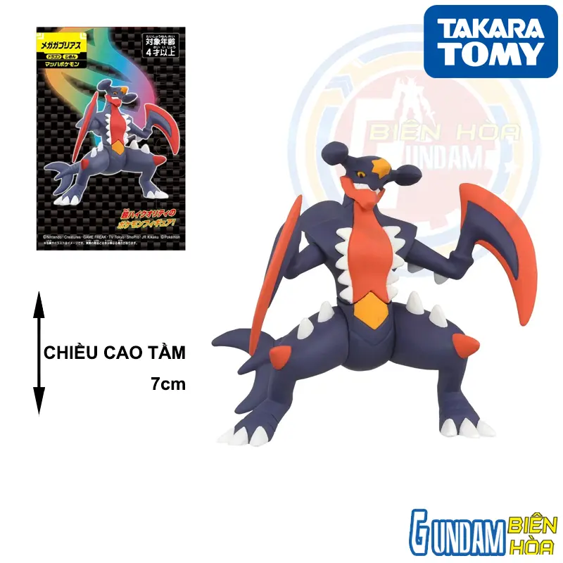 Mô hình Pokemon Moncolle Mega Garchomp
