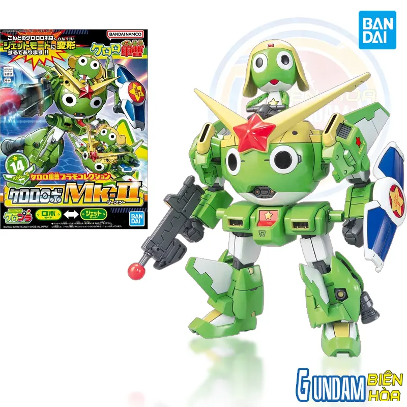 Mô hình lắp ráp SERGENT KERORO PLAMO COLLECTION KERORO ROBO Mk-Ⅱ