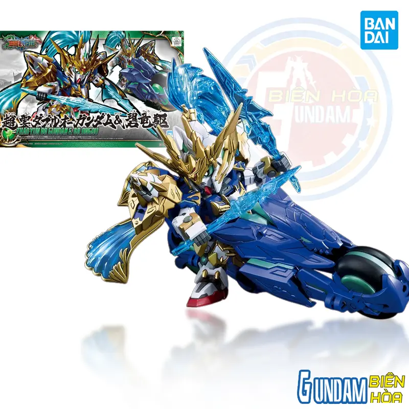 Mô hình lắp ráp SD SANGOKU SOKETSUDEN Zhao yun 00 GUNDAM & Bilongqu
