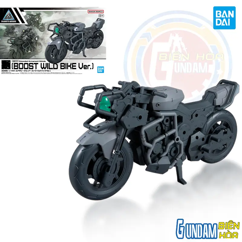 Mô hình lắp ráp 30MM 1/144 Extended Armament Vehicle （BOOST WILD BIKE Ver.）