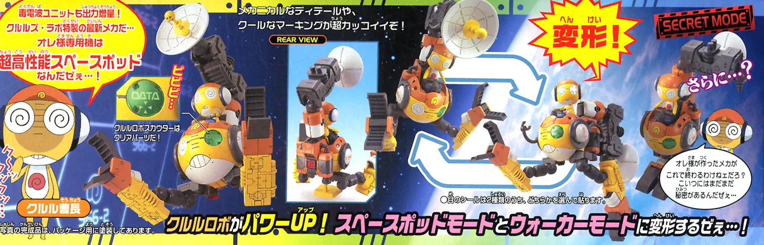 Mô hình lắp ráp SERGENT KERORO PLAMO COLLECTION KULULU ROBO Mk-Ⅱ