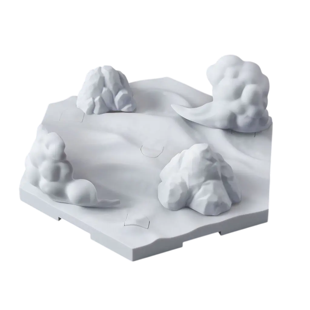 Phụ kiện trưng bày CUSTOMIZE SCENE BASE (SNOWFIELD Ver.)