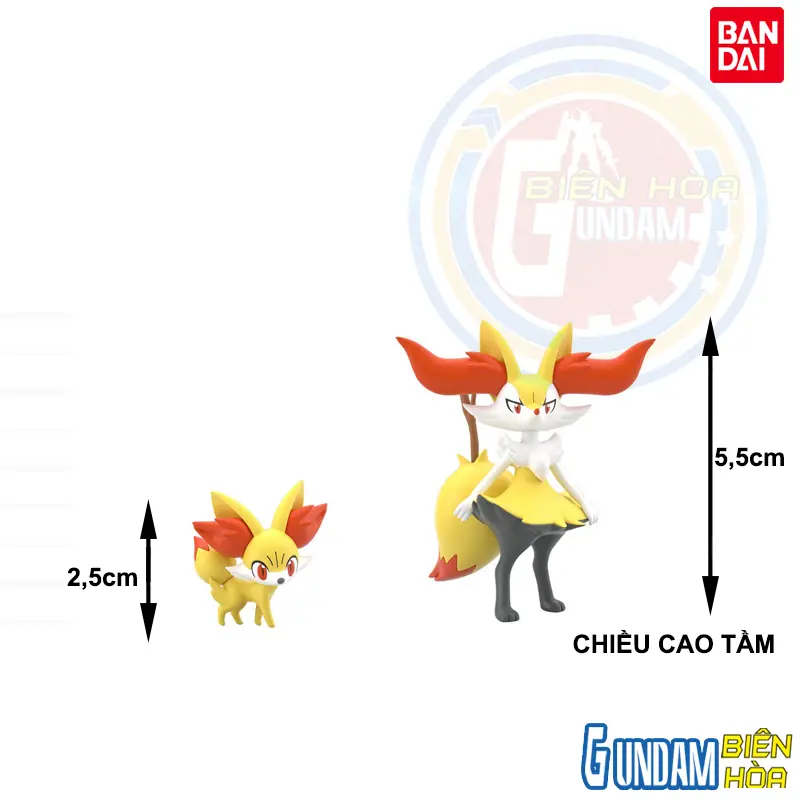 Mô hình POKÉMO SCALE WORLD KALOS REGION 2-Fokko&tairenar