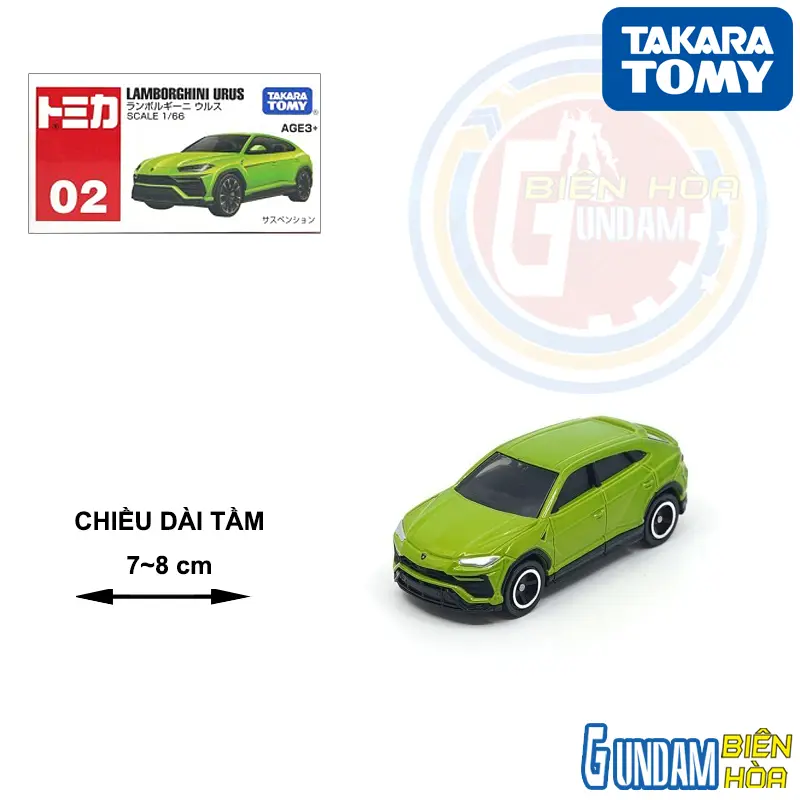 Xe mô hình TOMICA Asia 150 No.02 Lamborghini Urus 24