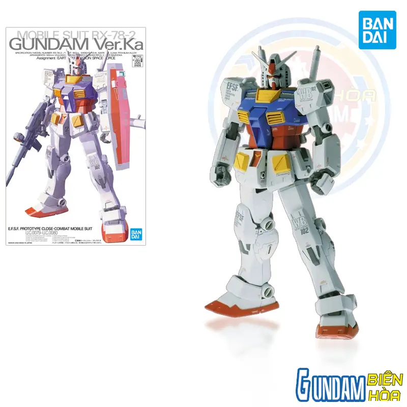 Mô hình lắp ráp MG 1/100 RX-78-2 GUNDAM (Ver.Ka)