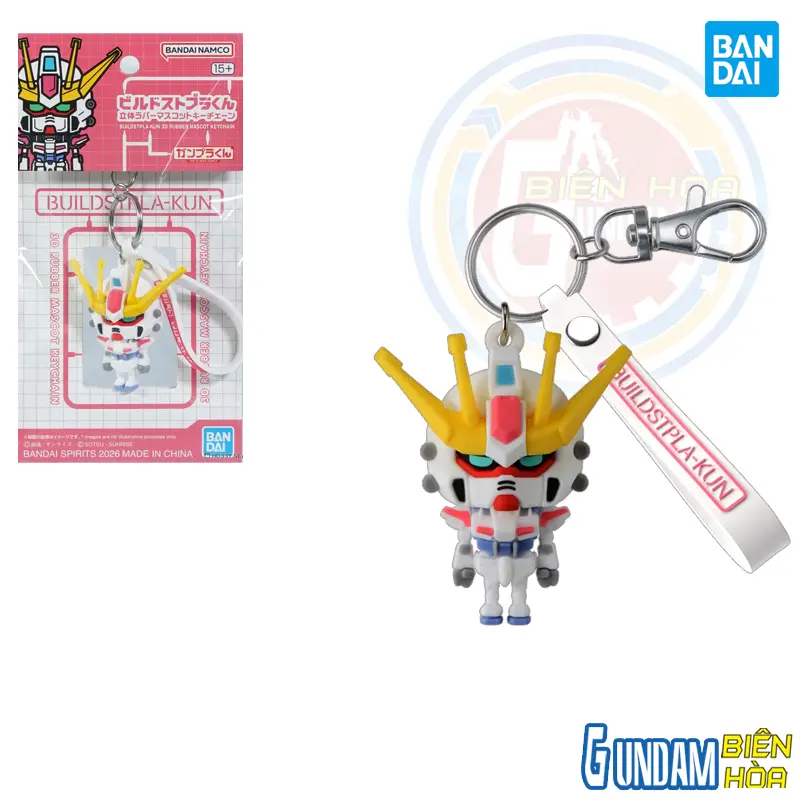 Móc khóa BUILD STPLA-KUN 3D RUBBER MASCOT KEYCHAIN