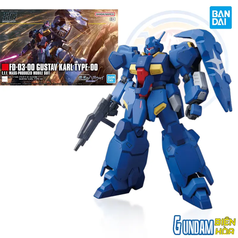 Mô hình lắp ráp HG 1/144 GUSTAV KARL TYPE-00