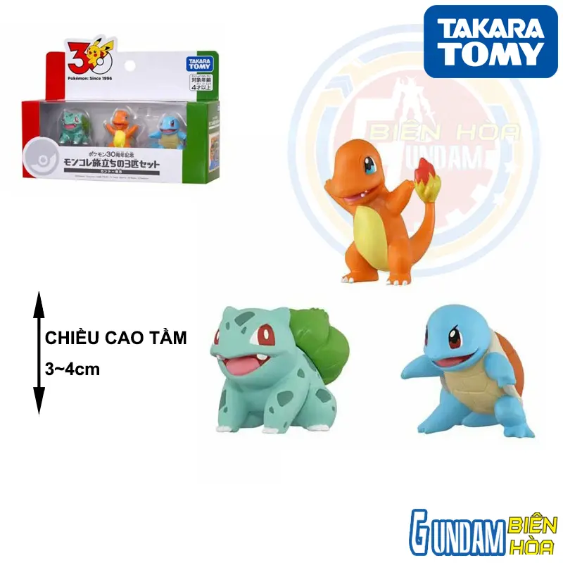 Mô Hình Pokemon Moncolle 30th Ani Kanto