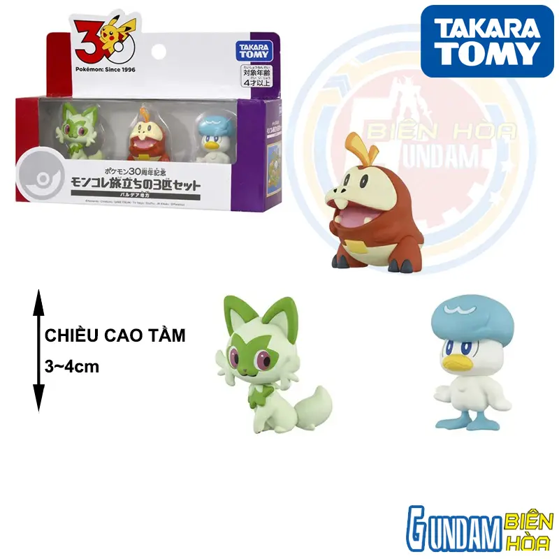 Mô Hình Pokemon Moncolle 30th Ani Paldea