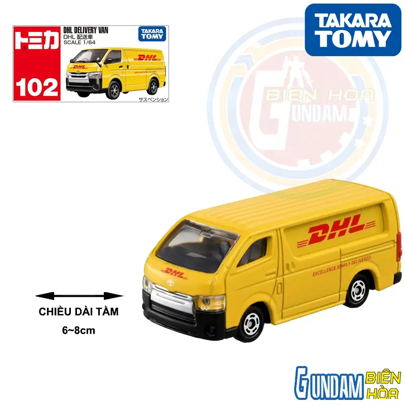 Tomica No.102-05 DHL Delivery Car (Box) 26