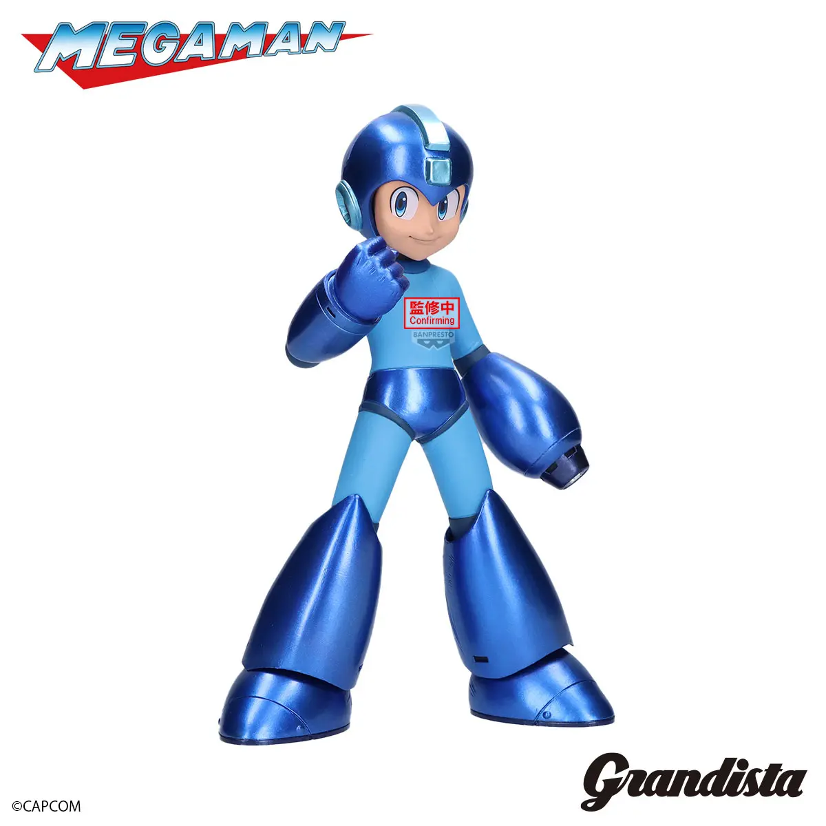 Mô hình Figure Banpresto MEGA MAN GRANDISTA-MEGA MAN-METALLIC COLOR VER.
