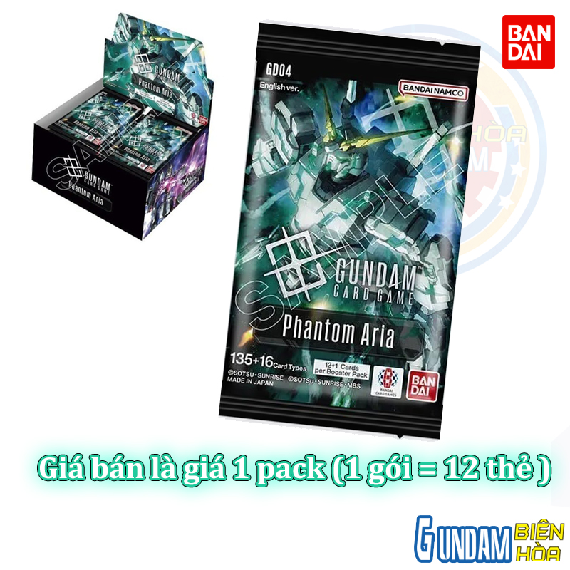 Thẻ Card Gundam BOOSTER PACK PHANTOM ARIA [GD04] – English Version