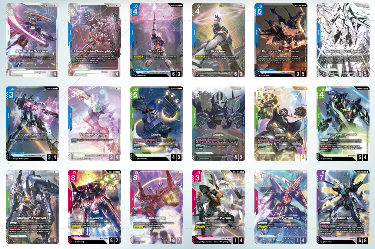 Thẻ Card Gundam BOOSTER PACK PHANTOM ARIA [GD04] – English Version