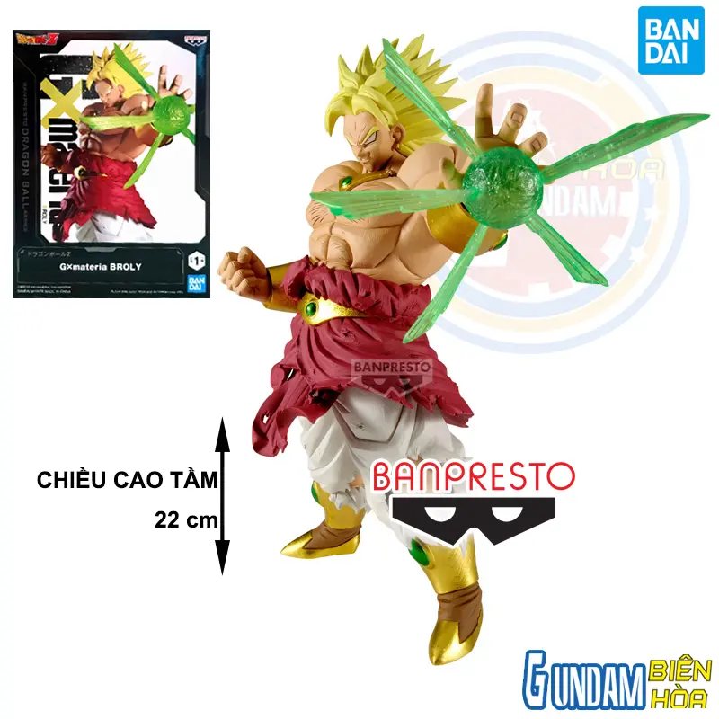 Mô hình Figure Banpresto DRAGON BALL Z GXMATERIA BROLY