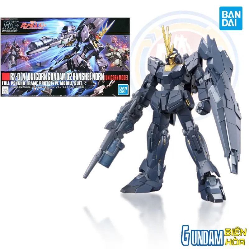 Mô hình lắp ráp 1/144 HGUC UNICORN GUNDAM 2 BANSHEE NORN (UNICORN MODE)
