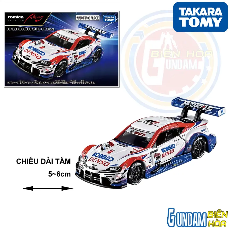 Xe mô hình TOMICA PRM Racing Denso Kobelc Sard GR Supra
