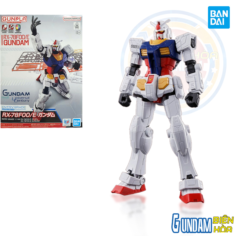 Mô hình lắp ráp ENTRY GRADE 1/144 RX-78F00/E GUNDAM