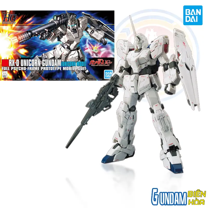 Mô hình lắp ráp 1/144 HGUC RX-0 UNICORN GUNDAM (UNICORN MODE)