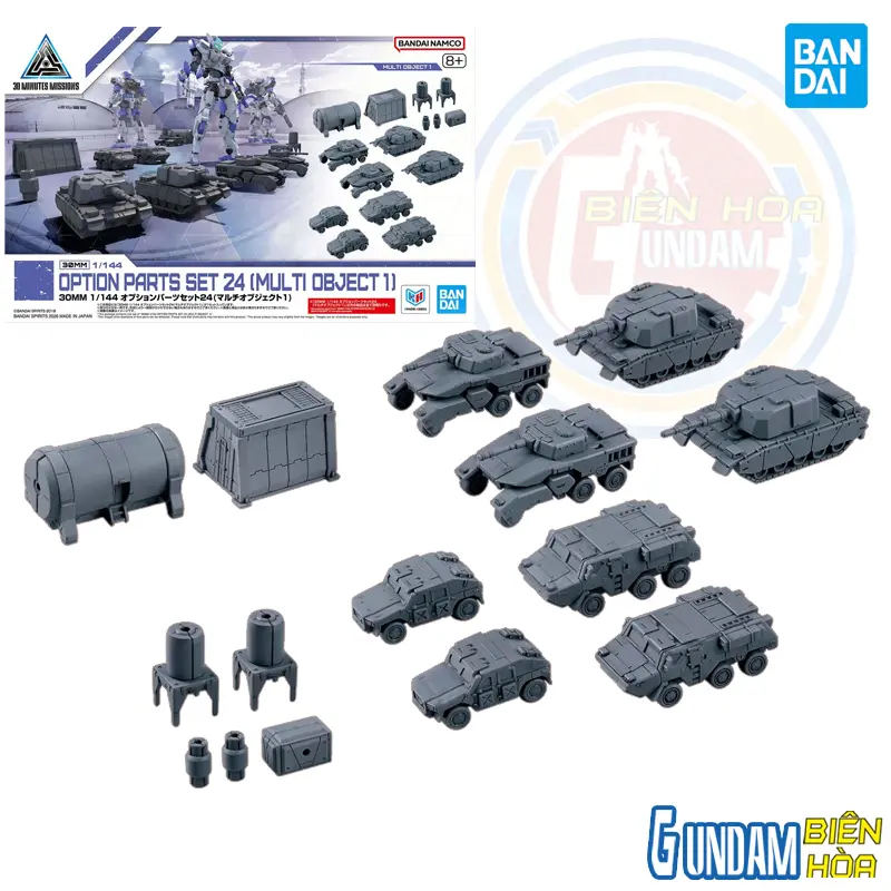 Bộ lắp ráp phụ kiện cho mô hình 30MM 1/144 OPTION PARTS SET 24 (MULTI OBJECT 1)