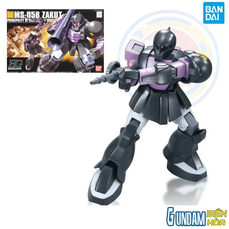 Mô hình lắp ráp 1/144 HGUC ZAKUⅠ BLACK TRI STARS