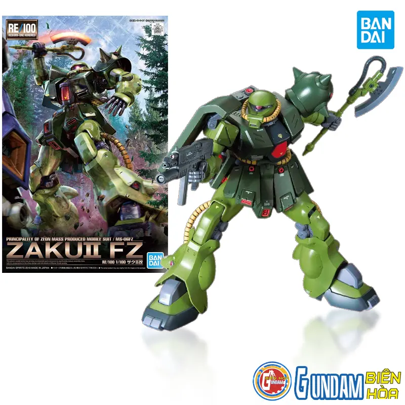 Mô hình lắp ráp RE/100 1/100 ZAKUⅡ FZ