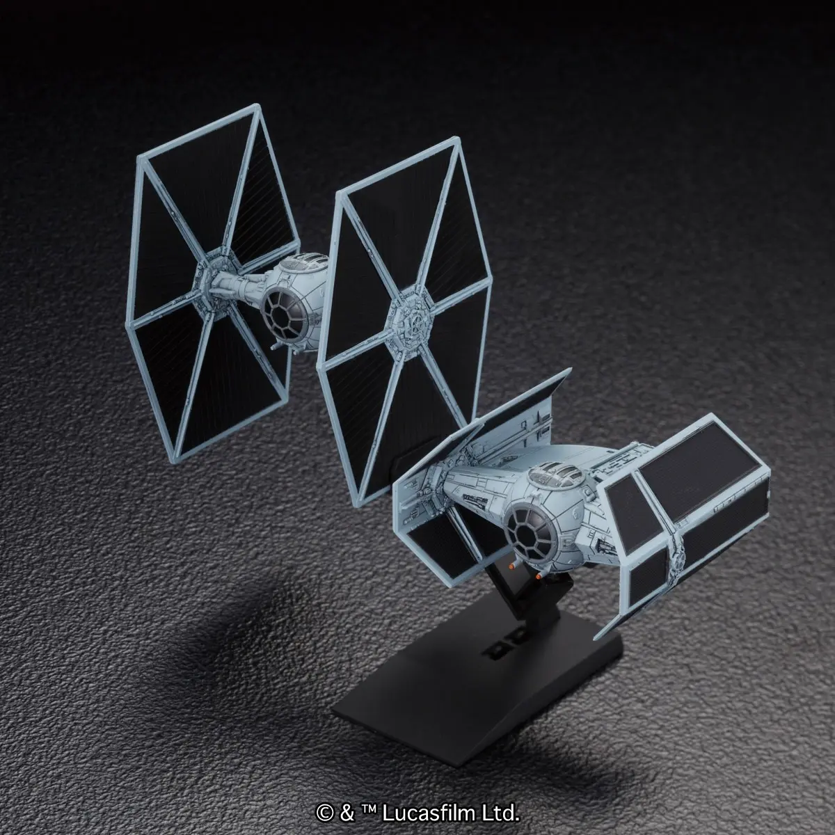 Mô hình lắp ráp VEHICLE MODEL 007 TIE ADVANCED x 1 & FIGHTER SET